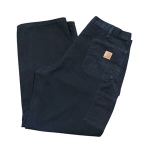 Carhartt Original Dungaree Fit Black Cargo Jeans